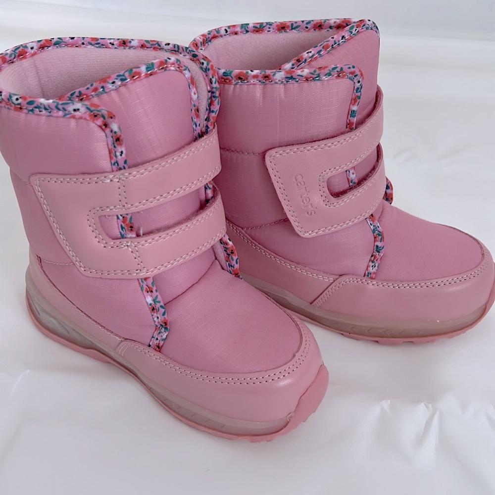 Carter’s light up pink snow boots